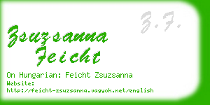 zsuzsanna feicht business card